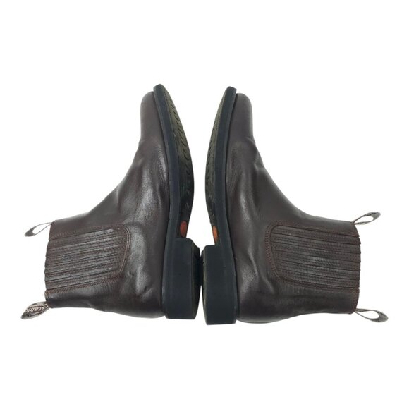 Establo Ankle Boot Mens Size US 8 Mex 27 EU 41 Pull On Brown Leather Style 555 main image 15